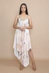 Doodle Print Embroiderd Jumpsuit