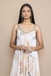 Doodle Print Embroiderd Jumpsuit
