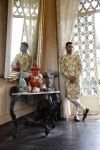 Ivory Embroidered Sherwani with Kurta and Churidar