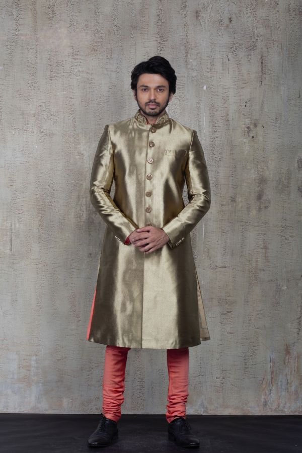 plain sherwani